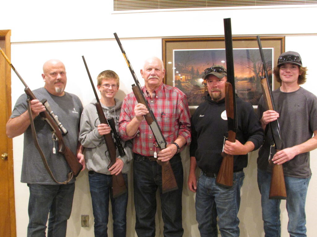 2022 Manitowoc County Fish & Game Banquet,   Top Five Winners