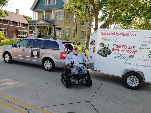 CHECK OUT USING AN ALL-TERRAIN OUTDOOR WHEELCHAIR