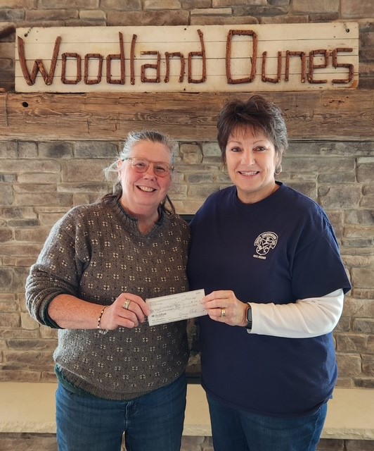 Shoto Conservation Club Donates $1,000 to Woodland Dunes