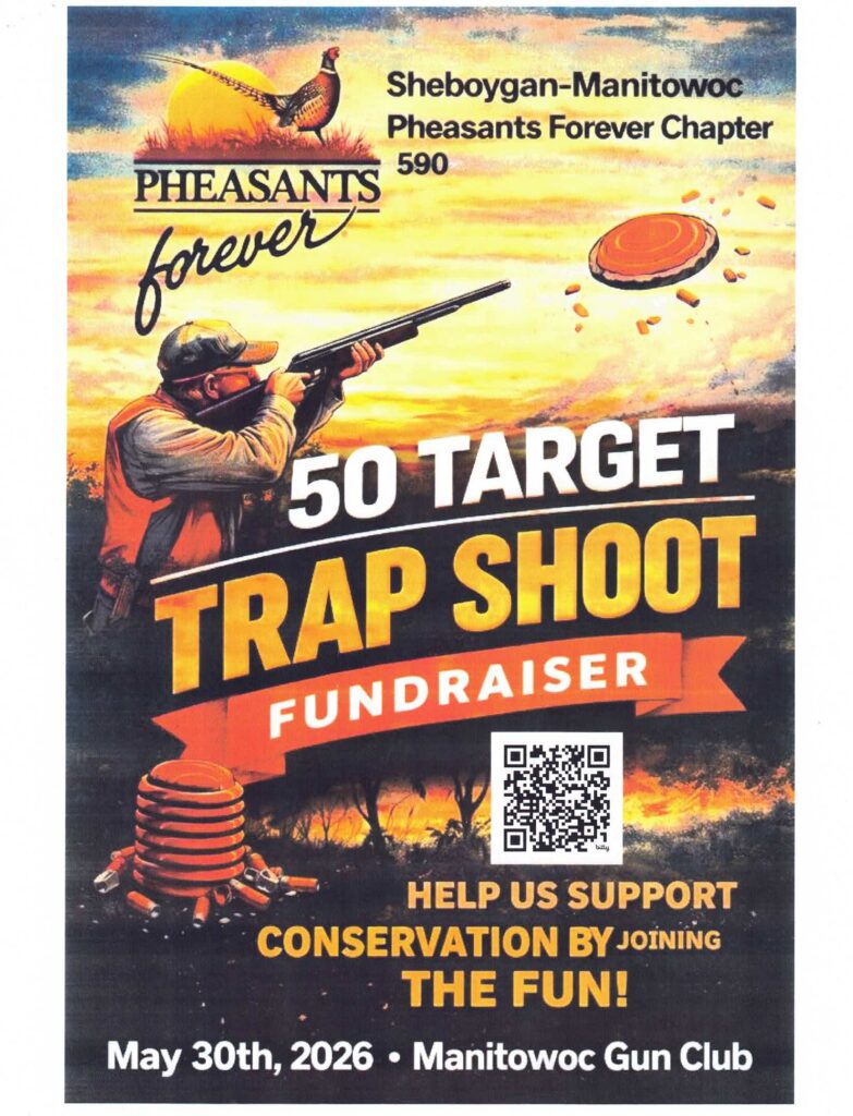 TODAY !!!!  MANITOWOC GUN CLUB , MAY 30, 2026  REGISTRATION 8 AM  SHOOTING STARTS AT 9 AM, SEE YOU THERE.