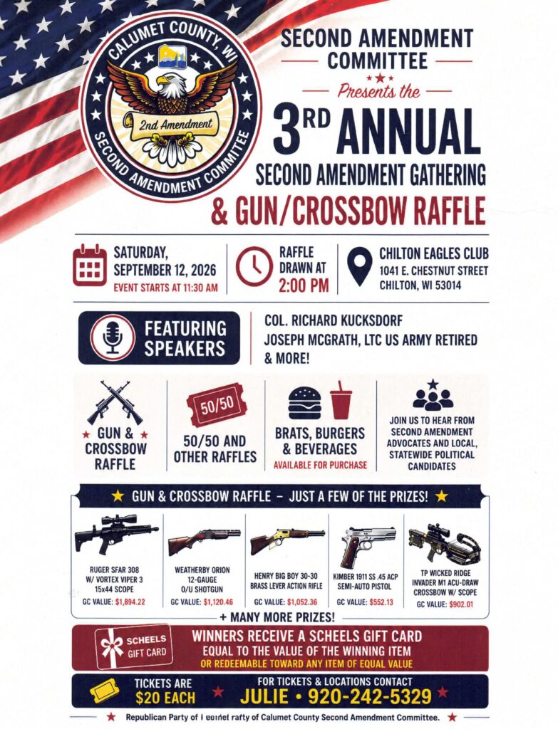SUPPORT A GOOD PROGRAM FOR THE SECOND AMENDMENT COMMITTEE